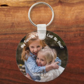 Mijn favoriete mensen noemen me Keepasfoto Sleutelhanger (Voorkant)