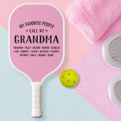 Mijn favoriete mensen noemen me kleinma Custom Pickleball Paddle