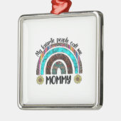 Mijn favoriete mensen noemen me mama metalen ornament (Links)