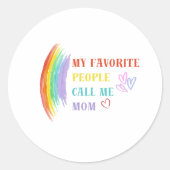 Mijn favoriete mensen noemen me mama Sticker (Voorkant)