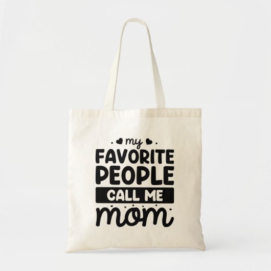 Mijn favoriete mensen noemen me mama tote bag (Voorkant)