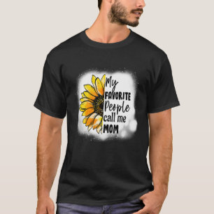 Mijn favoriete mensen noemen me mama Zonnebloem Mo T-shirt