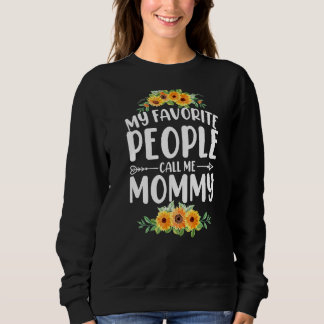 Mijn favoriete mensen noemen me mammie zonnebloemo trui
