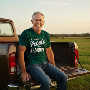 "Mijn favoriete mensen noemen me" Mannen T-shirt