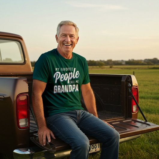 "Mijn favoriete mensen noemen me" Mannen T-shirt