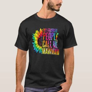 Mijn favoriete mensen noemen me mawmaw Sunflower S T-shirt