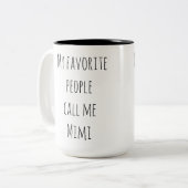 Mijn favoriete mensen noemen me Mimi Coffee Mok (Voorkant links)