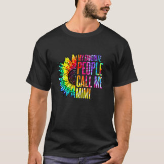 Mijn favoriete mensen noemen me Mimi Oma Zonnebloe T-shirt