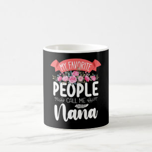 Mijn favoriete mensen noemen me Nana Moederdag Koffiemok