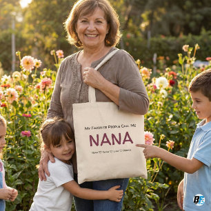 Mijn favoriete mensen noemen me NANA Persoonlijke Tote Bag