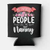 Mijn favoriete mensen noemen me Nanny Moederdag Blikjeskoeler (Voorkant)