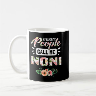 Mijn favoriete mensen noemen me Noni Grandma Gifts Koffiemok