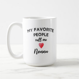 Mijn favoriete mensen noemen me Nonna Italiaanse o Koffiemok