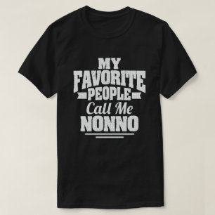 Mijn favoriete mensen noemen me nonno Funny Grandp T-shirt