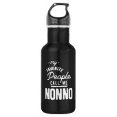 Mijn favoriete mensen noemen me nonno waterfles  (Voorkant)