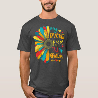 Mijn favoriete mensen noemen me oma Daisy Flower G T-shirt
