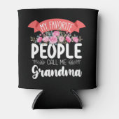 Mijn favoriete mensen noemen me oma Moederdag Blikjeskoeler (Voorkant)