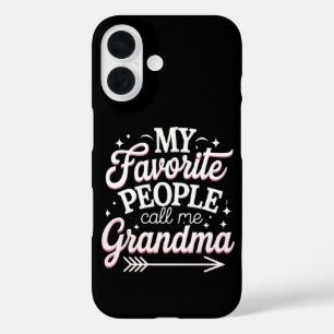 Mijn favoriete mensen noemen me oma Moederdag iPhone 16 Hoesje