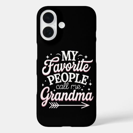 Mijn favoriete mensen noemen me oma Moederdag Case-Mate iPhone Case (Achterkant)