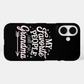 Mijn favoriete mensen noemen me oma Moederdag Case-Mate iPhone Case (Achterkant (horizontaal))