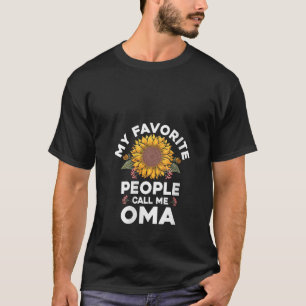Mijn favoriete mensen noemen me Oma Moederdag Funn T-shirt