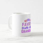 Mijn favoriete mensen noemen me oma mok – Grappig (Voorkant links)