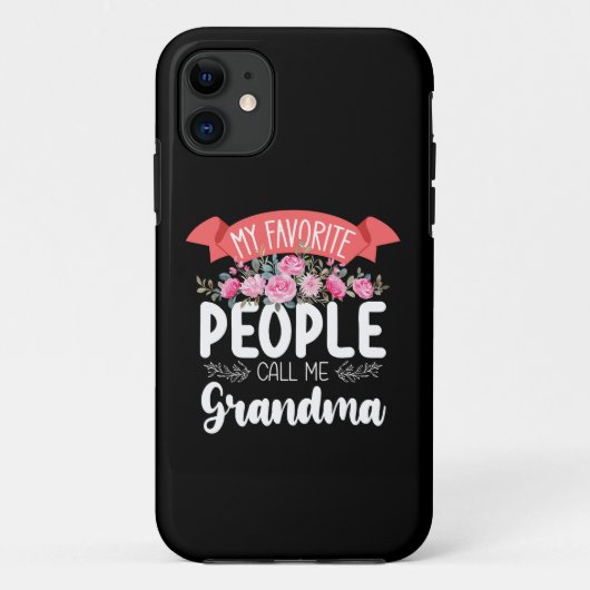Mijn favoriete mensen noemen me oma op Moederdag Case-Mate iPhone Case (Achterkant)
