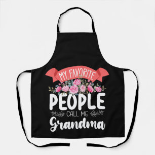 Mijn favoriete mensen noemen me oma op Moederdag Schort