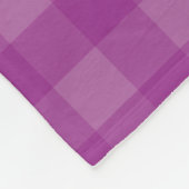 Mijn favoriete mensen noemen me oma Paars Gingham Fleece Deken (Hoek)