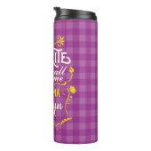 Mijn favoriete mensen noemen me oma Paars Gingham Thermosbeker (Geroteerd rechts)