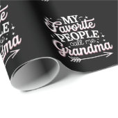 Mijn favoriete mensen noemen me oma’s dag cadeaupapier (Rol Hoek)