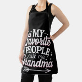 Mijn favoriete mensen noemen me oma’s dag schort (Insitu)