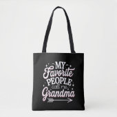 Mijn favoriete mensen noemen me oma’s dag tote bag (Voorkant)