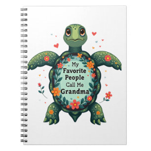 Mijn favoriete mensen noemen me oma schildpad - om notitieboek