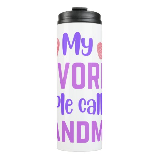 Mijn favoriete mensen noemen me oma thermosbeker (Voorkant)