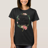 Mijn favoriete mensen noemen me oma vrouwen Floral T-shirt (Voorkant)