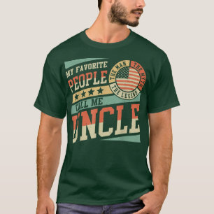 Mijn favoriete mensen noemen me oom Mannen Vintage T-shirt