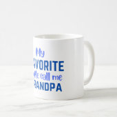 Mijn favoriete mensen noemen me opa Coffee Mok (Voorkant rechts)