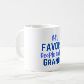 Mijn favoriete mensen noemen me opa Coffee Mok (Voorkant links)