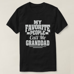 Mijn favoriete mensen noemen me opa Funny Grandpa T-shirt