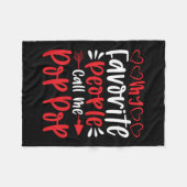 Mijn favoriete mensen noemen me oppop fleece deken (Voorkant (Horizontaal))