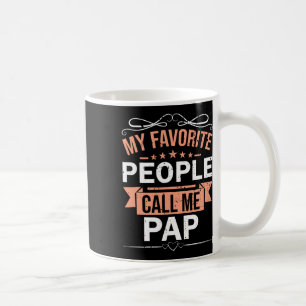 Mijn favoriete mensen noemen me pap retro Mannen v Koffiemok
