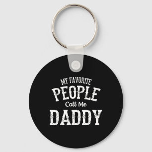 Mijn favoriete mensen noemen me papa familie liefd sleutelhanger