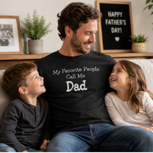 Mijn favoriete mensen noemen me papa Funny Fathers T-shirt