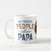 Mijn favoriete mensen noemen me Papa gepersonalise Koffiemok (Links)