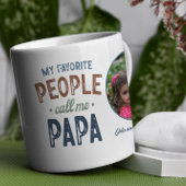 Mijn favoriete mensen noemen me Papa gepersonalise Koffiemok