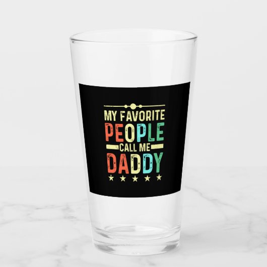 Mijn favoriete mensen noemen me papa glas (Voorkant)