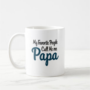 Mijn favoriete mensen noemen me Papa Grappige pa Koffiemok