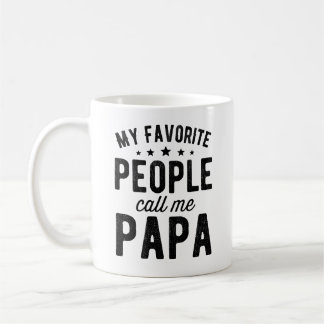 mijn favoriete mensen noemen me papa koffiemok