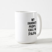 Mijn favoriete mensen noemen me Papa-Mok Koffiemok (Voorkant rechts)